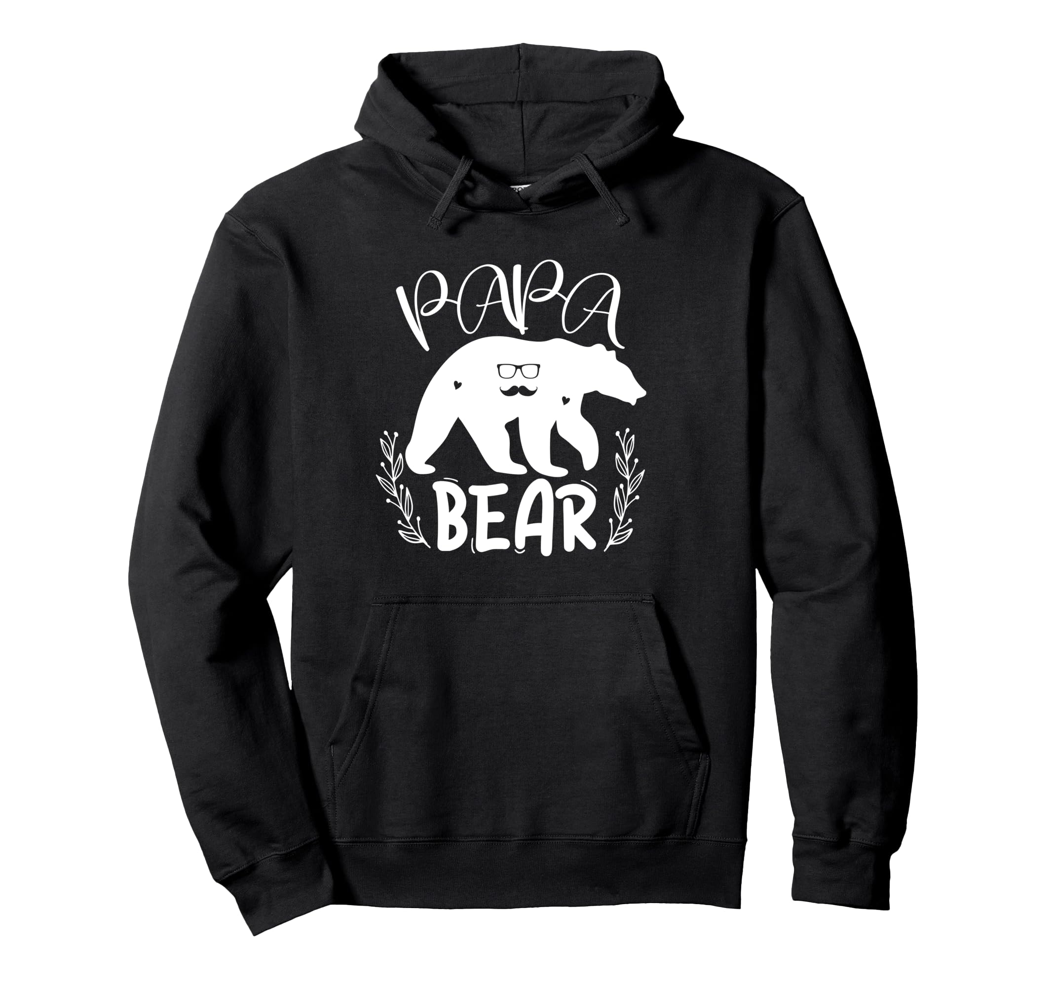 Mens Funny Papa Bear Dads Birthday Hoodie - Novelty Apparel for Adults - T-Shirt, Sweatshirt, Hoodie