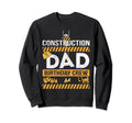 Matching And Dad Construction Dad Sweatshirt - Minimalist Print Unisex - T-Shirt, Sweatshirt, Hoodie