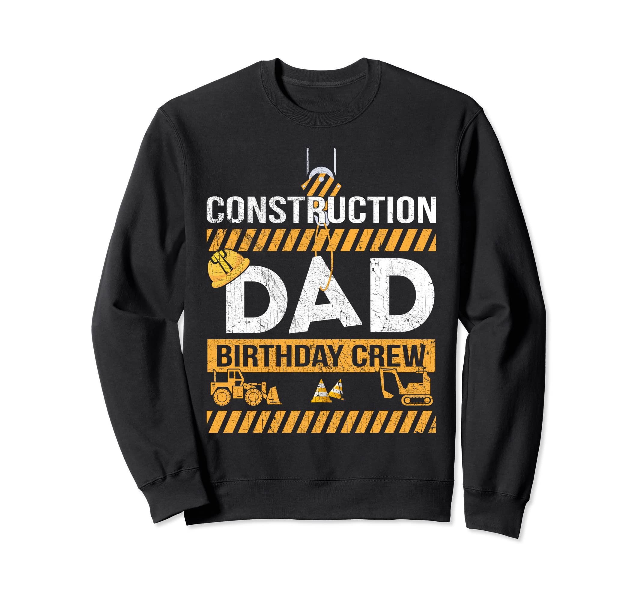 Matching And Dad Construction Dad Sweatshirt - Minimalist Print Unisex - T-Shirt, Sweatshirt, Hoodie