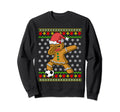 Soccer Dabbing Gingerbread Ugly Sweatshirt - Custom Art Print Unisex - T-Shirt, Sweatshirt, Hoodie