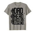 Dad Hero Cheer Dad Legend Cheerleader T-Shirt - Novelty Apparel for Adults - T-Shirt, Sweatshirt, Hoodie