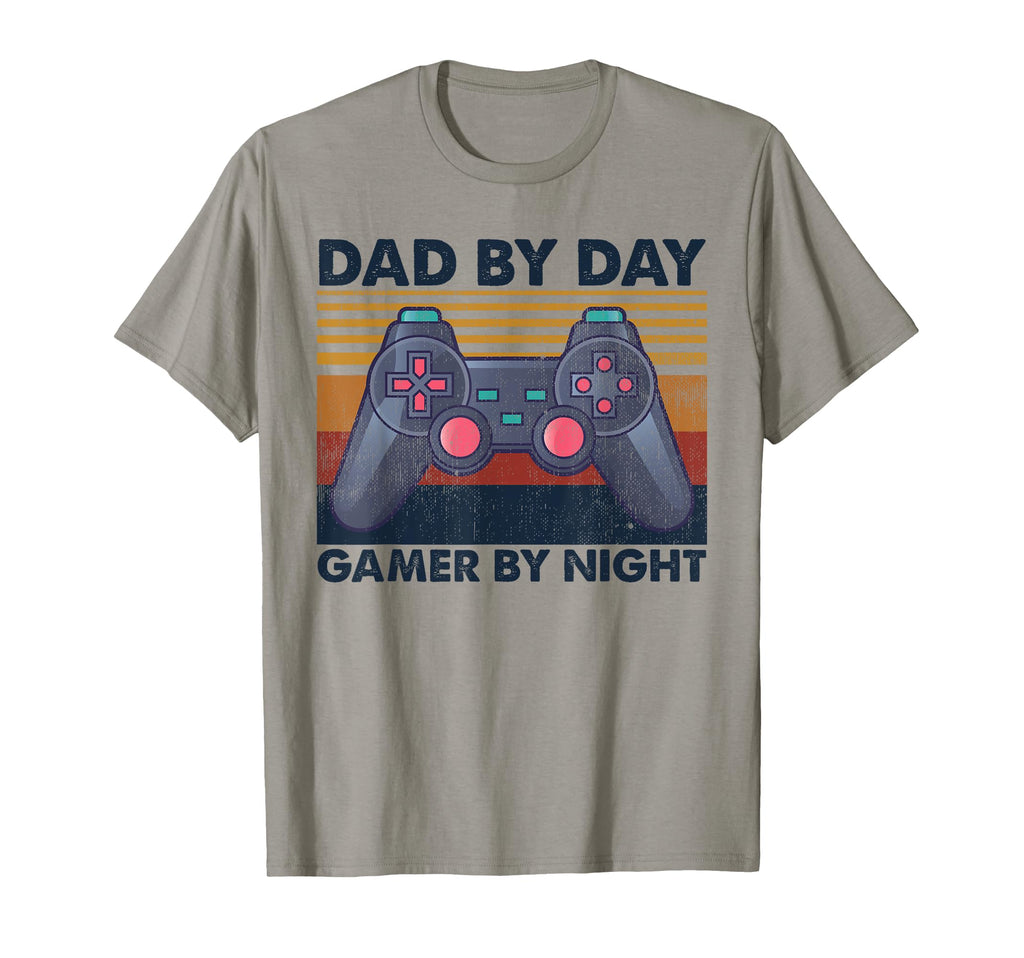 Dad Day Gamer Night Funny Gaming Dads T-Shirt - Graphic Print Unisex - T-Shirt, Sweatshirt, Hoodie