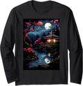 Zen Japanese Garden Peaceful Retro Pixel Art - Adult & Kids T-Shirts, Sweatshirts & Hoodies apparel design preview 1