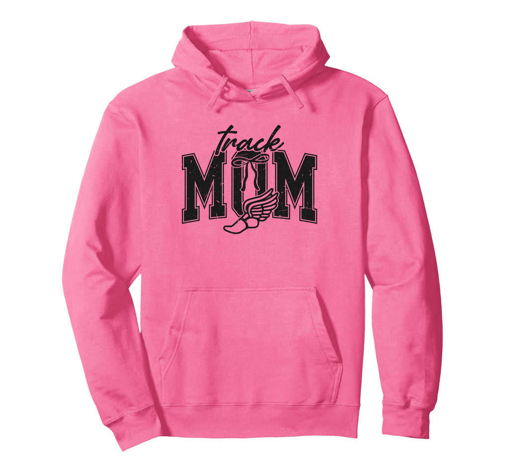Track Mom Track Mama Game Day Sports Hoodie - Streetwear Style for Adults - T-Shirt, Sweatshirt, Hoodie