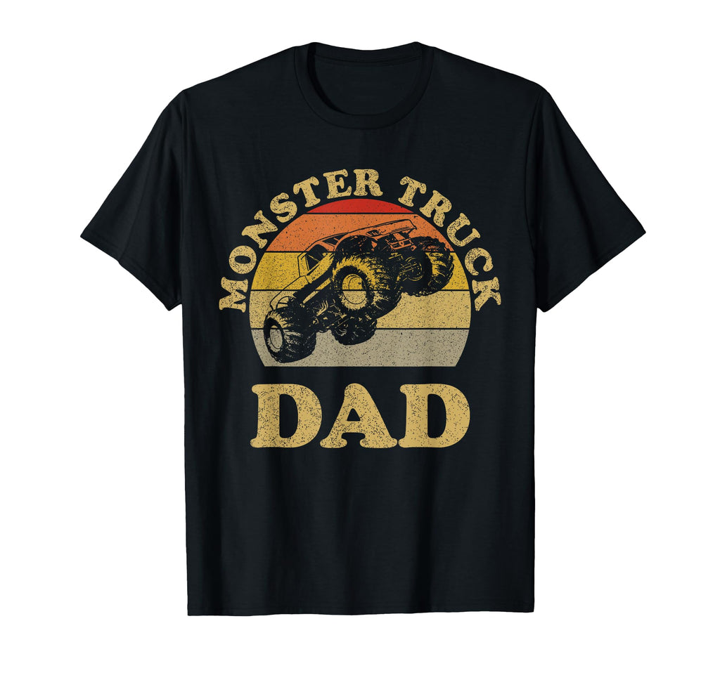 Monster Truck Dad Monster Truck Family T-Shirt - Custom Art Print Unisex - T-Shirt, Sweatshirt, Hoodie