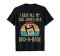 Keep Dad Jokes Dad Base Disk Funny T-Shirt - Trendy Graphic for Adults - T-Shirt, Sweatshirt, Hoodie