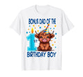 Bonus Dad 1St Birthday Fluffy Cow Hat T-Shirt - Streetwear Style Men Women - T-Shirt, Sweatshirt, Hoodie