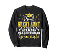 Proud Great Aunt 2026 Valedictorian Sweatshirt - Graphic Print Men Women - T-Shirt, Sweatshirt, Hoodie