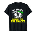 My Sister Plays Soccer Im Here Snacks T-Shirt - Custom Art Print for Adults - T-Shirt, Sweatshirt, Hoodie