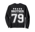 Number 79 Custom Proud Soccer Futbol Sweatshirt - Unique Graphic Men Women - T-Shirt, Sweatshirt, Hoodie