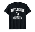 Battle Creek Michigan Mi Sports Athletic T-Shirt - Novelty Apparel Unisex - T-Shirt, Sweatshirt, Hoodie