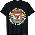 70s 80s 90s Retro Kid Saturday Mornings Cereal and - Adult & Kids T-Shirts, Sweatshirts & Hoodies apparel design preview 1