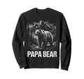 Papa Bear Family Matching Dad Sweatshirt - Novelty Apparel Unisex - T-Shirt, Sweatshirt, Hoodie