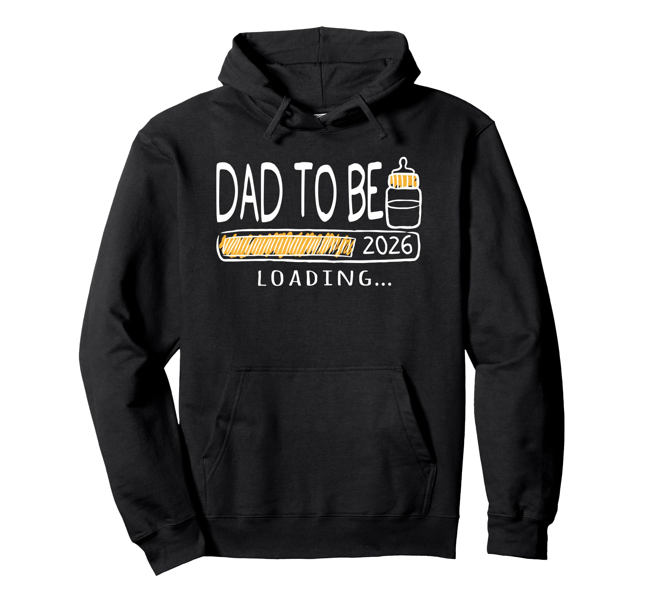Dad Est 2026 Daddy To Be Promoted To Hoodie - Minimalist Print for Adults - T-Shirt, Sweatshirt, Hoodie
