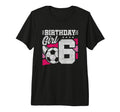 6 Year Old Soccer Birthday 6Th Birthday T-Shirt - Novelty Apparel Unisex - T-Shirt, Sweatshirt, Hoodie