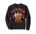 Mens Papa Bear Fathers Day Camping Sweatshirt - Custom Art Print Men Women - T-Shirt, Sweatshirt, Hoodie