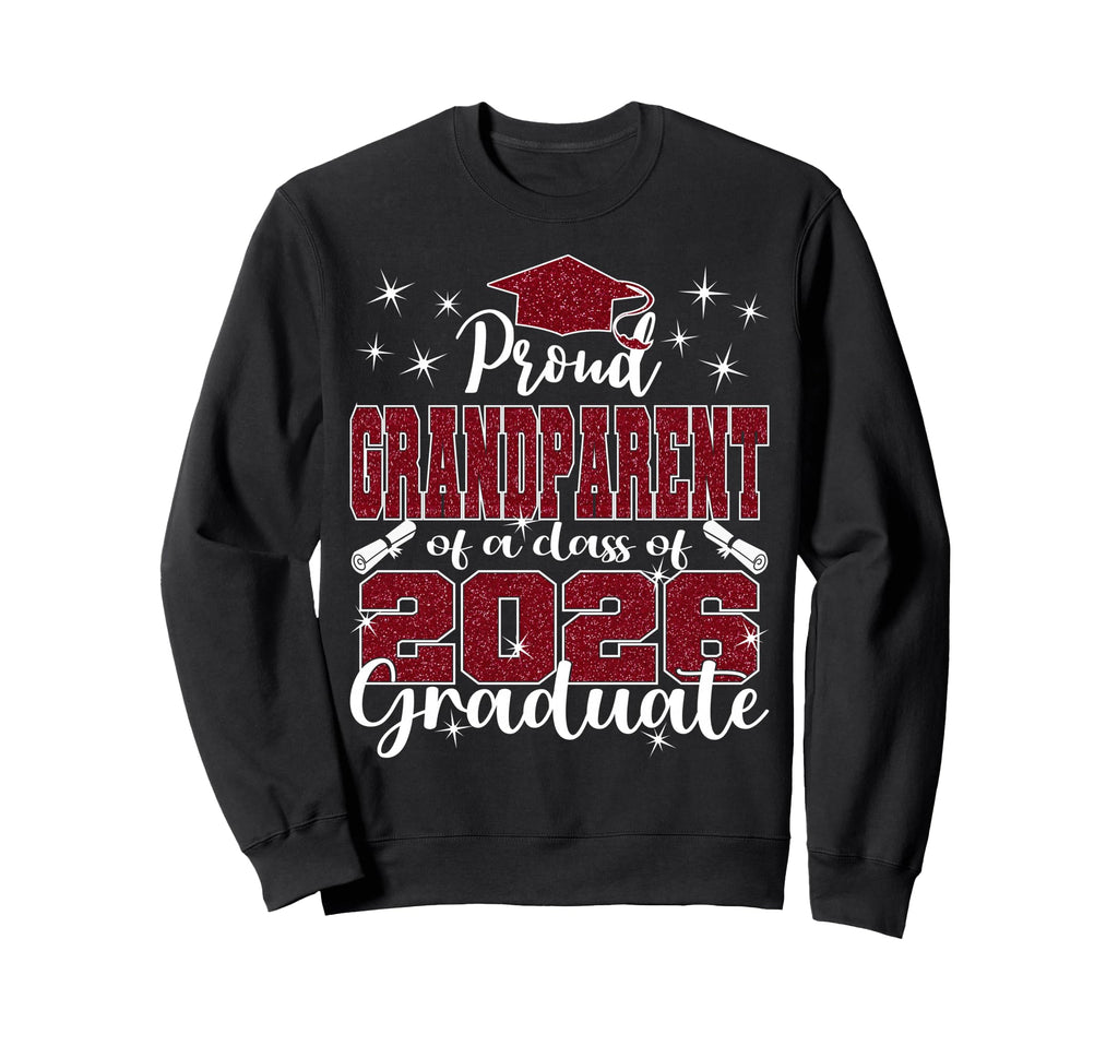 Super Proud Grandparent 2026 Sweatshirt - Novelty Apparel Men Women - T-Shirt, Sweatshirt, Hoodie