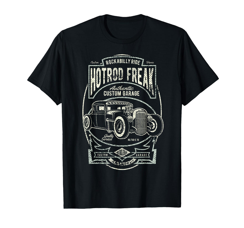 Custom Garage Car Hot Rod T-Shirt - Custom Art Print Unisex - T-Shirt, Sweatshirt, Hoodie