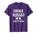 Double Blessed Mother Twins Gift T-Shirt - Trendy Graphic Men Women - T-Shirt, Sweatshirt, Hoodie