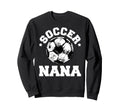 Soccer Nana Soccer Ball Distressed Sweatshirt - Custom Art Print Men Women - T-Shirt, Sweatshirt, Hoodie