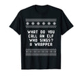 Elf Who Sings Is Wrapper Dad Jokes T-Shirt - Custom Art Print Unisex - T-Shirt, Sweatshirt, Hoodie