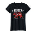 Sister Bear Dark Red Pleid Pajama Family T-Shirt - Unique Graphic Men Women - T-Shirt, Sweatshirt, Hoodie