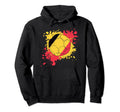 Soccer Ball Flag Belgium Hoodie - Novelty Apparel Men Women - T-Shirt, Sweatshirt, Hoodie