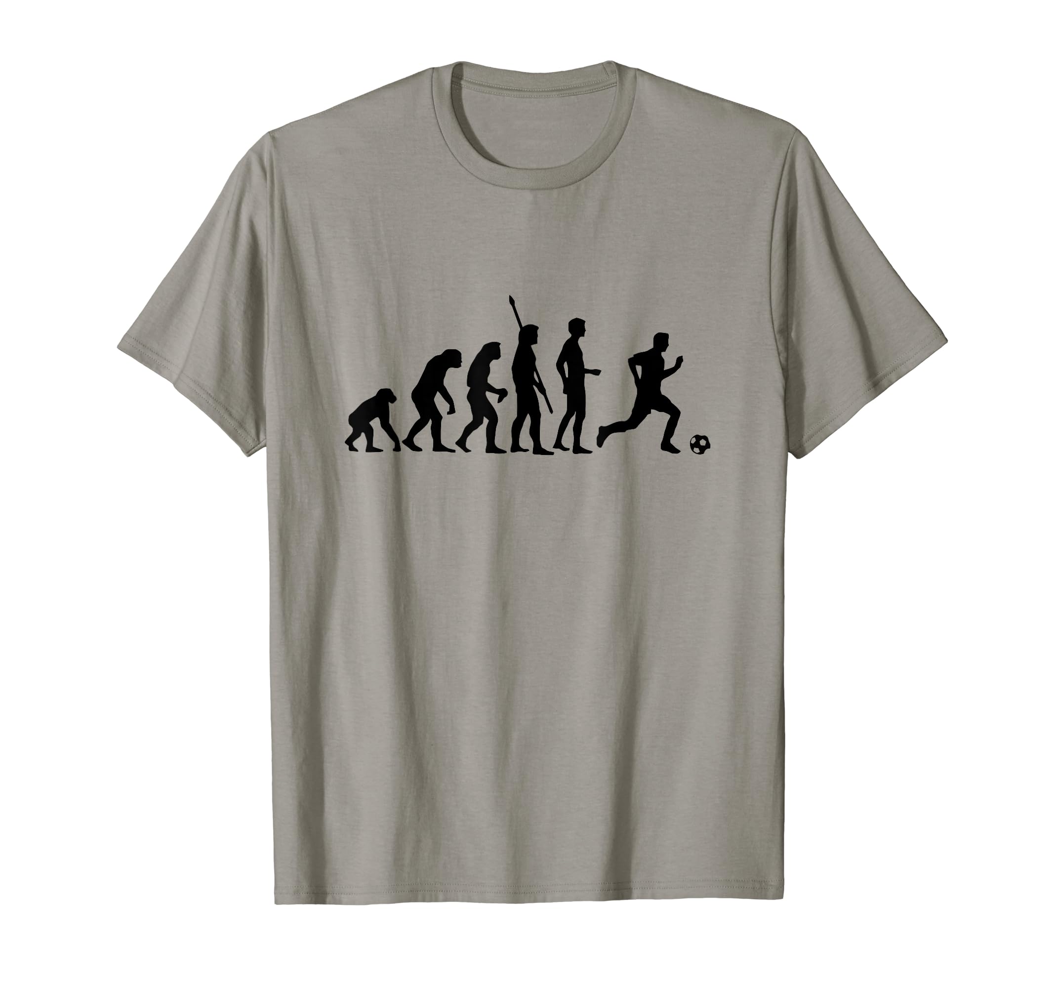 Funny Soccer Shows Evolution To Soccer T-Shirt - Custom Art Print Men Women - T-Shirt, Sweatshirt, Hoodie
