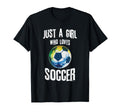 Just Who Loves Soccer Soccer T-Shirt - Unique Graphic Unisex - T-Shirt, Sweatshirt, Hoodie