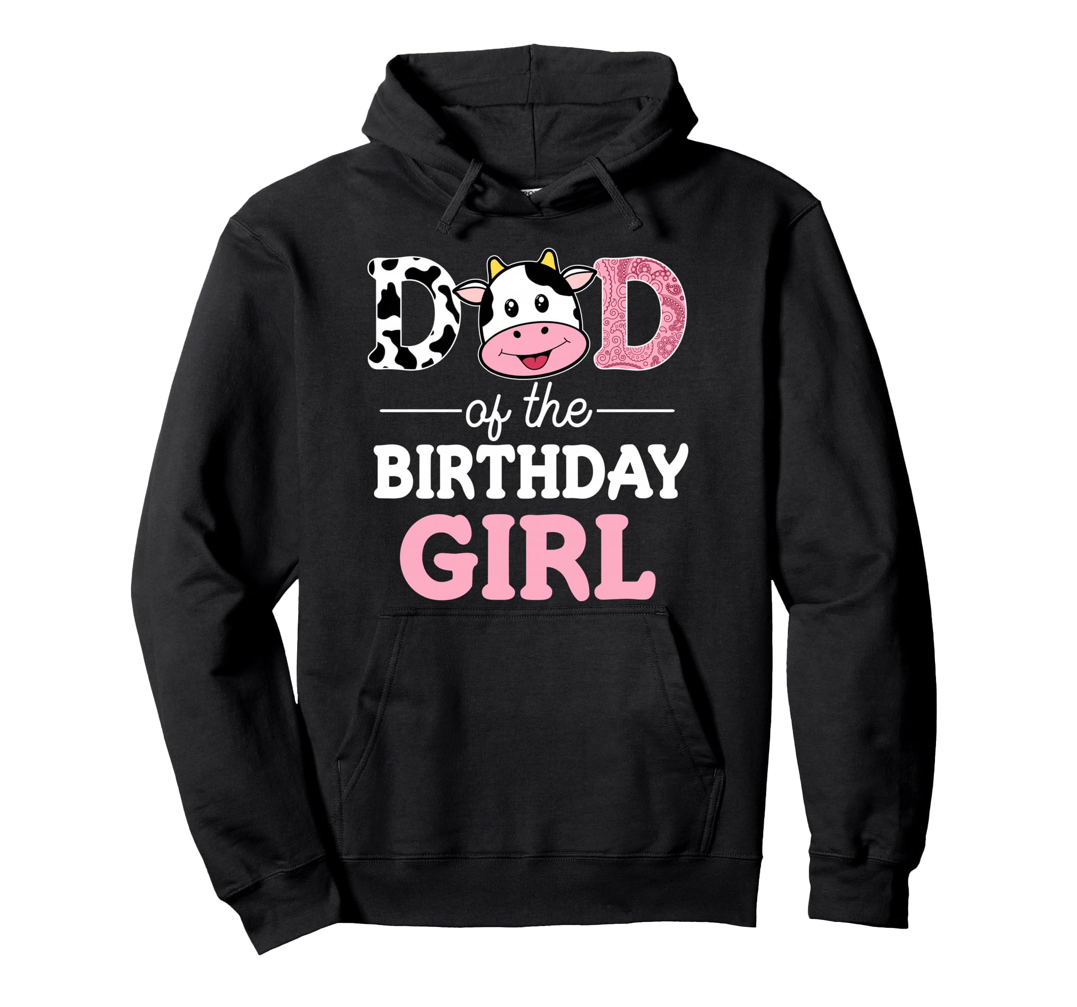 Dad Birthday Farm Cow Daddy Papa 1St Hoodie - Graphic Print Unisex - T-Shirt, Sweatshirt, Hoodie