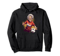 Soccer Grandma Grandmother Soccer Ball Hoodie - Trendy Graphic for Adults - T-Shirt, Sweatshirt, Hoodie