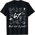 Vintage God Did It First 67 Six Seven Meme Christian - Adult & Kids T-Shirts, Sweatshirts & Hoodies apparel design preview 1