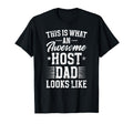Awesome Host Dad Host Father Exchange T-Shirt - Trendy Graphic for Adults - T-Shirt, Sweatshirt, Hoodie