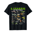 Lizards World Reptile Herpetology T-Shirt - Fun Novelty Design Men Women - T-Shirt, Sweatshirt, Hoodie