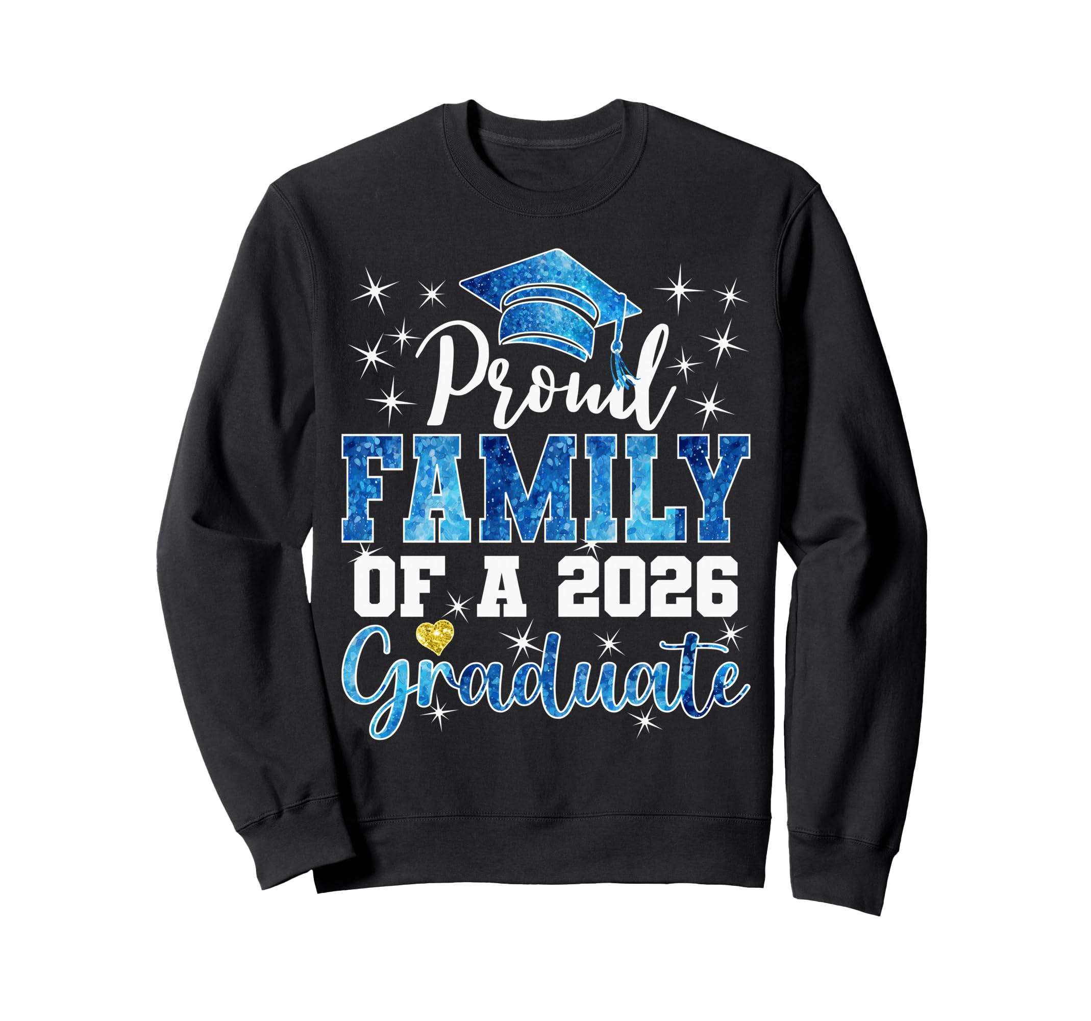 Super Proud Family 2026 Graduate Sweatshirt - Minimalist Print Unisex - T-Shirt, Sweatshirt, Hoodie