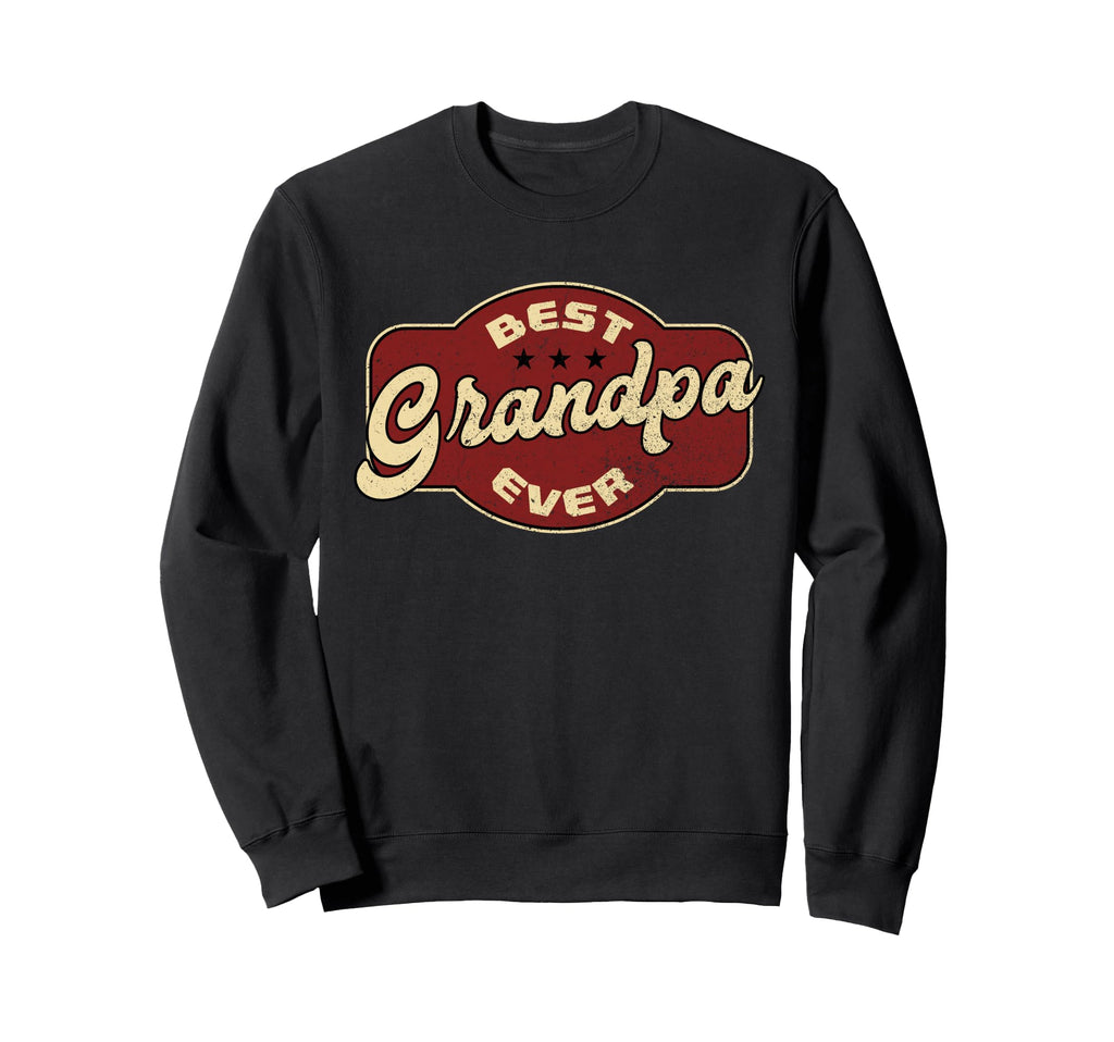 Best Grandpa Ever Small Sweatshirt - Custom Art Print Unisex - T-Shirt, Sweatshirt, Hoodie