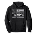 Twin Dad Twins Pregnancy Announcement Hoodie - Streetwear Style for Adults - T-Shirt, Sweatshirt, Hoodie