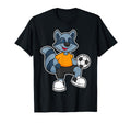 Raccoon Soccer Player Soccer Sports T-Shirt - Trendy Graphic Men Women - T-Shirt, Sweatshirt, Hoodie