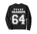 Number 64 Custom Proud Soccer Futbol Sweatshirt - Unique Graphic Unisex - T-Shirt, Sweatshirt, Hoodie