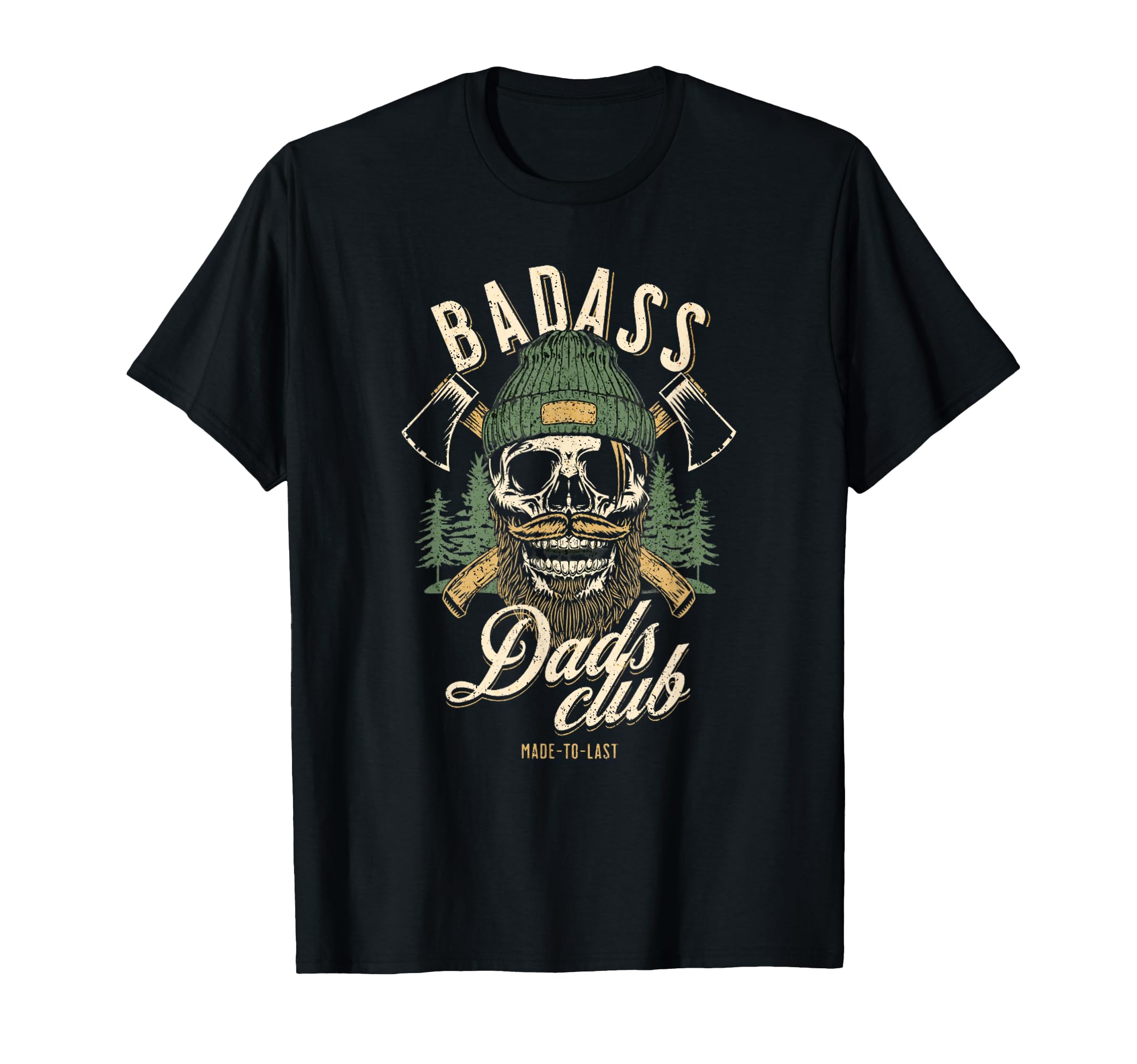 Badass Dads Club T Funny Birthday T-Shirt - Fun Novelty Design Unisex - T-Shirt, Sweatshirt, Hoodie