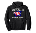 Australia Football Fan Soccer Game Hoodie - Fun Novelty Design Men Women - T-Shirt, Sweatshirt, Hoodie