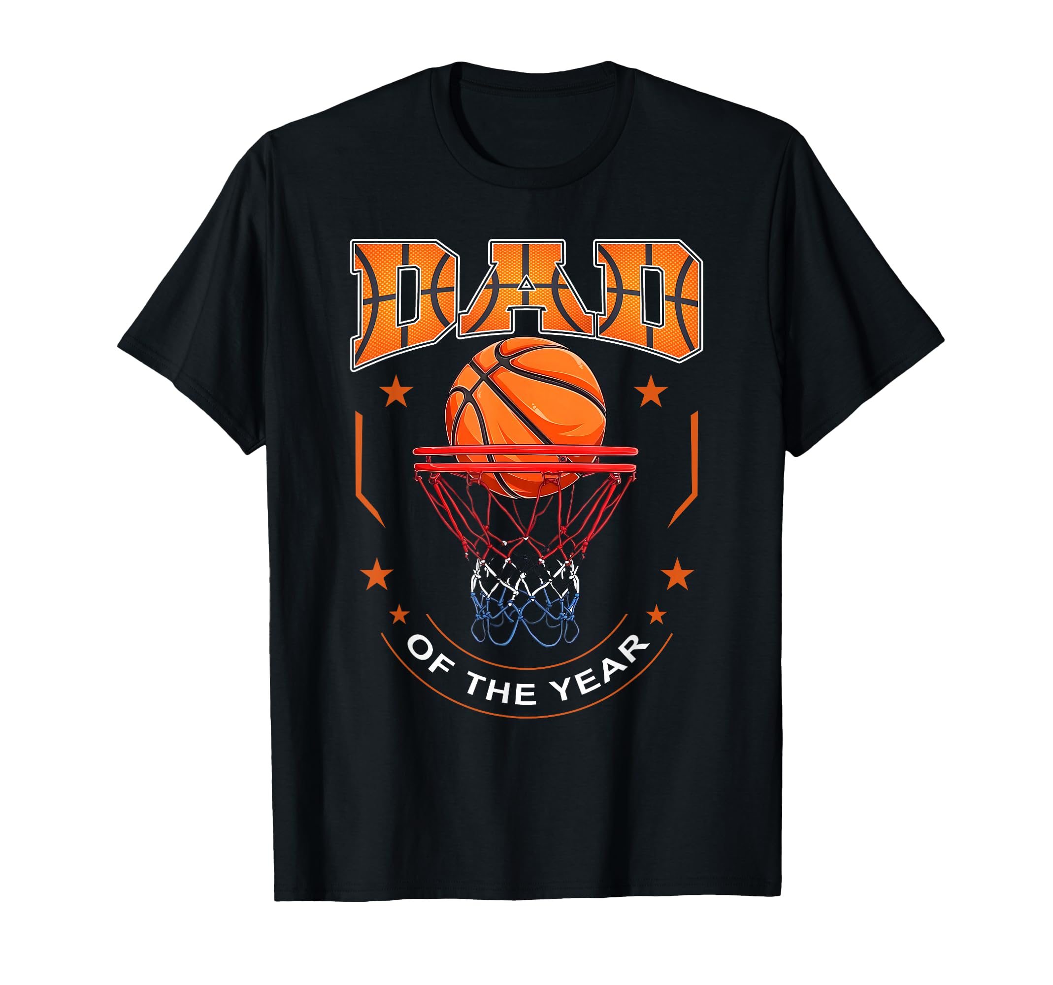 Dad Rookie 1St Basketball Bday Theme T-Shirt - Graphic Print Unisex - T-Shirt, Sweatshirt, Hoodie