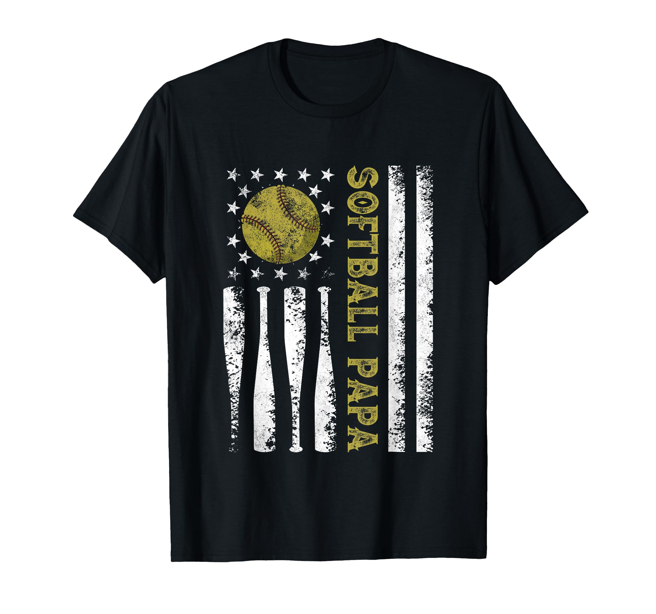 Distressed Usa American Flag T-Shirt - Custom Art Print for Adults - T-Shirt, Sweatshirt, Hoodie