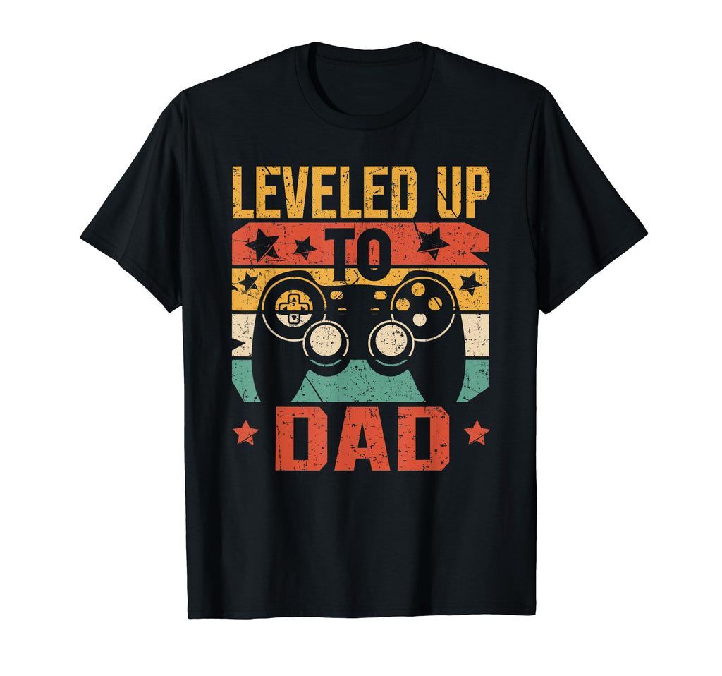 Leveled Up To Dad 2024 Pregnancy T-Shirt - Graphic Print for Adults - T-Shirt, Sweatshirt, Hoodie