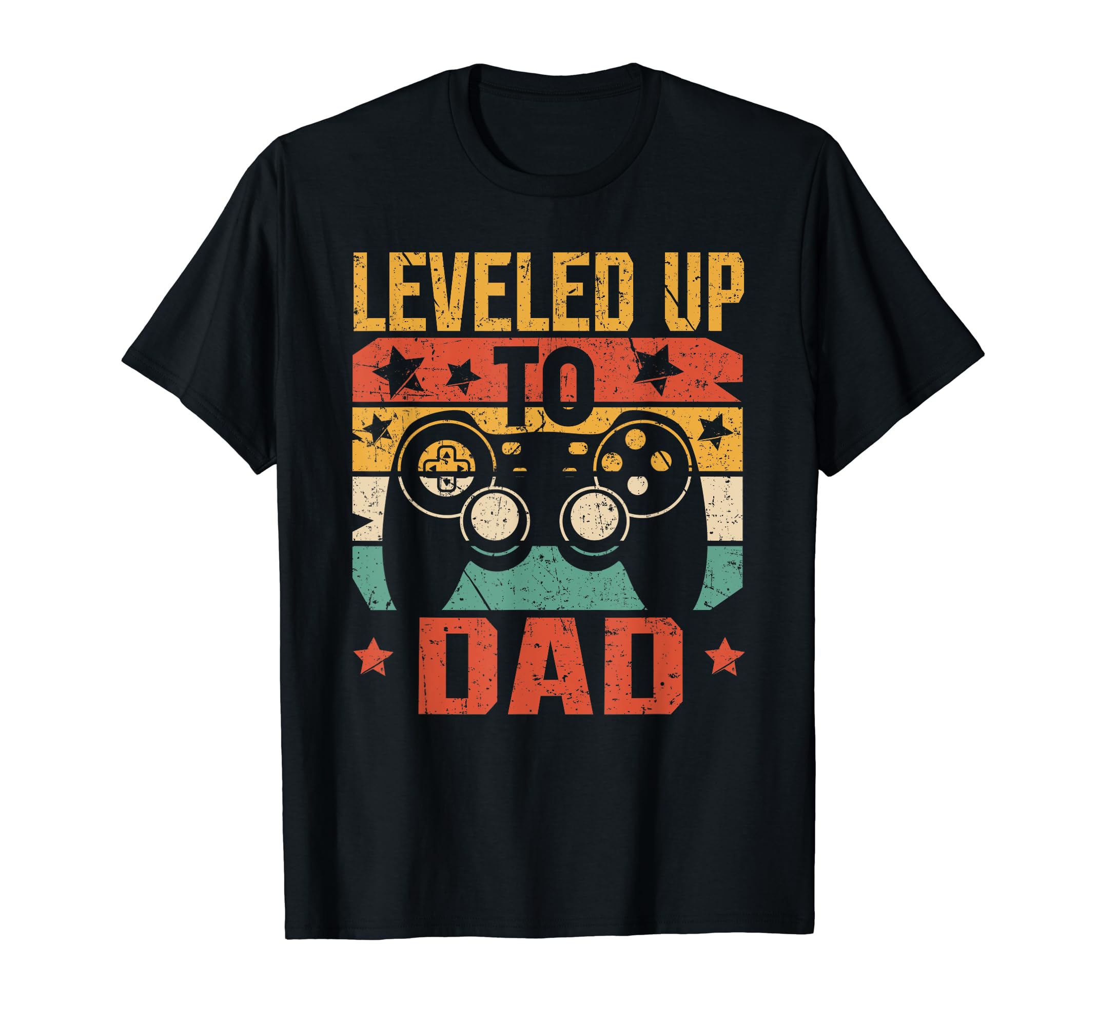 Leveled Up To Dad 2024 Pregnancy T-Shirt - Graphic Print for Adults - T-Shirt, Sweatshirt, Hoodie