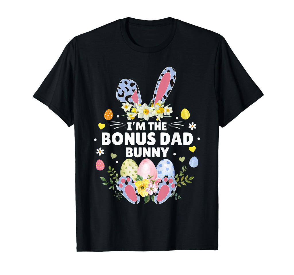 Im Bonus Dad Bunny Matching Family Leopard T-Shirt - Graphic Print Unisex - T-Shirt, Sweatshirt, Hoodie