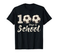 100 Days School Sports Soccer Ball T-Shirt - Minimalist Print Men Women - T-Shirt, Sweatshirt, Hoodie