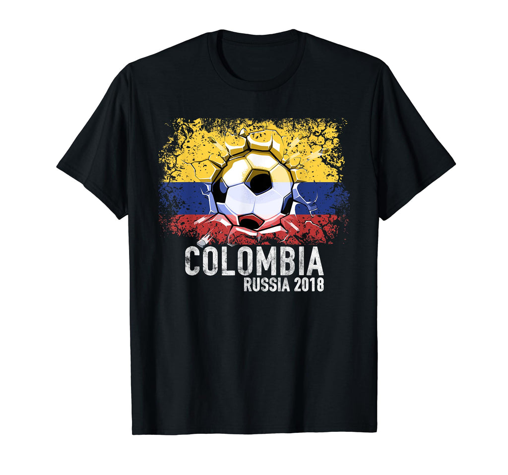 Colombia Flag Football Soccer Fan T-Shirt - Minimalist Print for Adults - T-Shirt, Sweatshirt, Hoodie