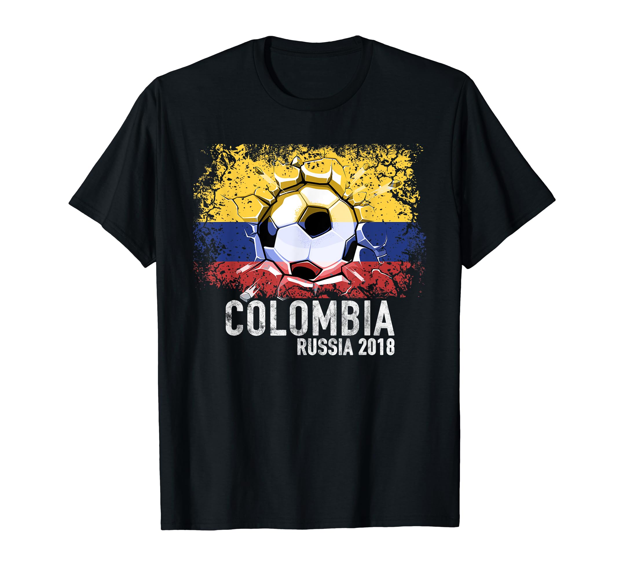 Colombia Flag Football Soccer Fan T-Shirt - Minimalist Print for Adults - T-Shirt, Sweatshirt, Hoodie