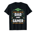 Funny Fathers Day Video Gamer Dad Proud T-Shirt - Custom Art Print Unisex - T-Shirt, Sweatshirt, Hoodie